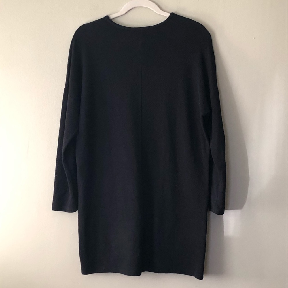 Zara | Oversized Textured Tunic Shift Dress - image 5